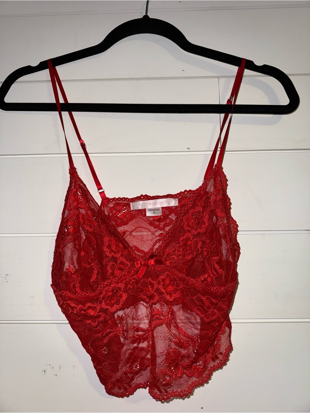 Victoria's Secret Red Lace bralette